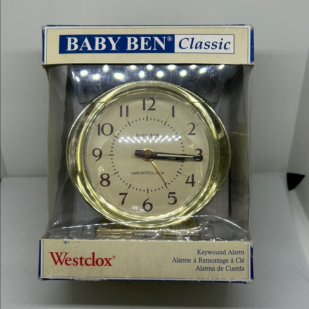Baby Ben new in Box Clock Vintage